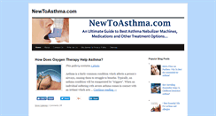 Desktop Screenshot of newtoasthma.com